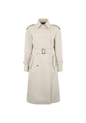 Moorer Brigitte trench coat - Neutrals