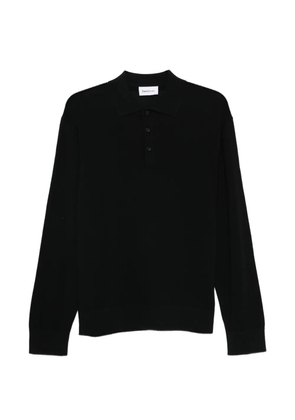 Diana Studio button-down polo top - Black