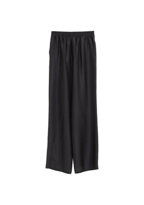 Petar Petrov elasticated striped trousers - Black