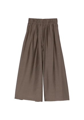 Peserico elasticated-waistband trousers - Brown