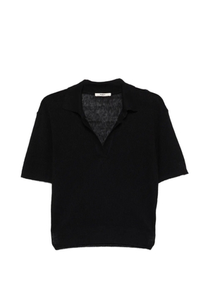 Barena V-neck knitted T-shirt - Black