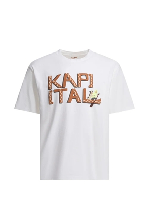 KAPITAL logo-print T-shirt - White