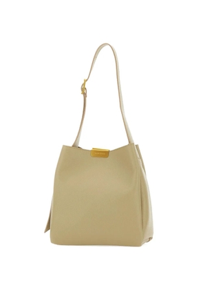 GIANNI CHIARINI Luz hammered snap-button shoulder bag - Green