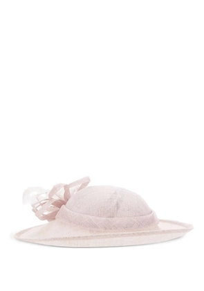 Mb Accessories feather-brim hat - Pink