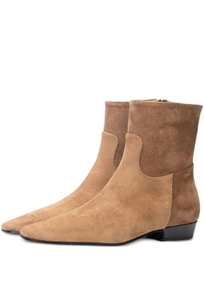 Poche Paris panelled boots - Brown