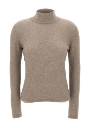 Filippo De Laurentiis long-sleeved high-neck sweater - Brown