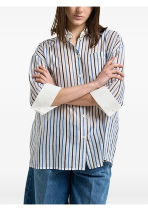 Semicouture Gracia striped shirt - White