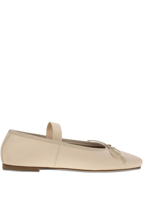 anniel elastic-band bow ballerina - Neutrals