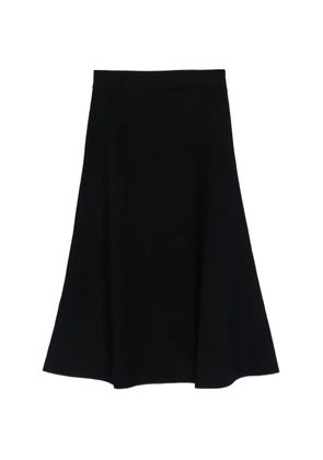 P.A.R.O.S.H. elasticated-waistband midi skirt - Blue