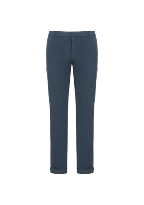 DONDUP belt loops logo trousers - Blue