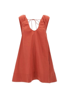 Faithfull the Brand Perla V-neck mini dress - Orange