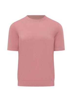 Malo crew-neck knitted sweater - Pink