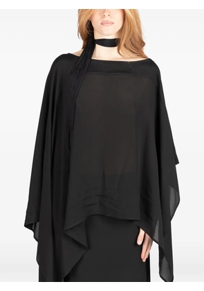 Société Anonyme draped shrug - Black
