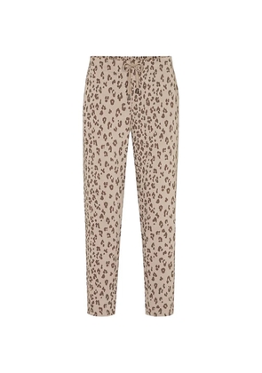 Juvia animal-print drawstring track pants - Neutrals