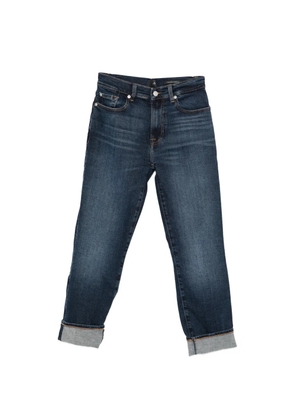 7 For All Mankind roll-up trousers - Blue