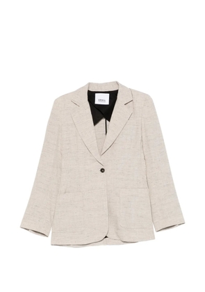 Erika Cavallini single-breasted pocket jacket - Neutrals