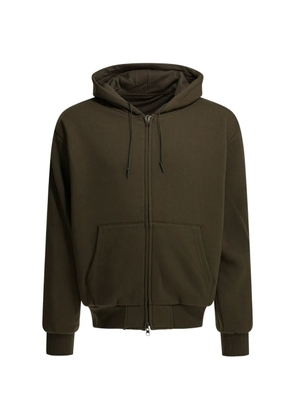 DAIWA PIER39 zip-fastening hoodie - Brown