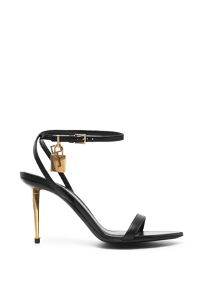 TOM FORD Padlock ankle-strap sandals - Black