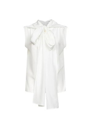 P.A.R.O.S.H. tie-neck sleeveless top - White