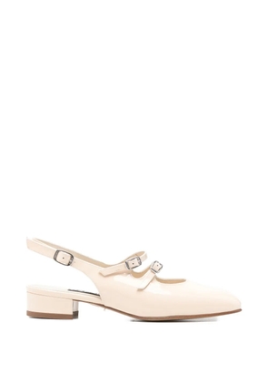 Carel Paris Peche buckle-strap flat pumps - Neutrals