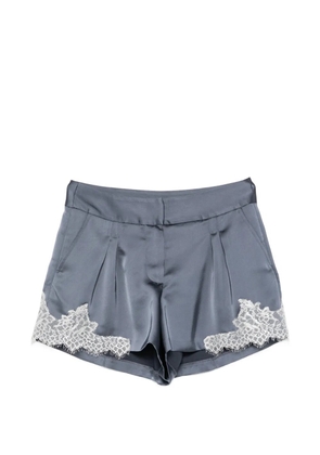 IRO lace-trimmed shorts - Blue