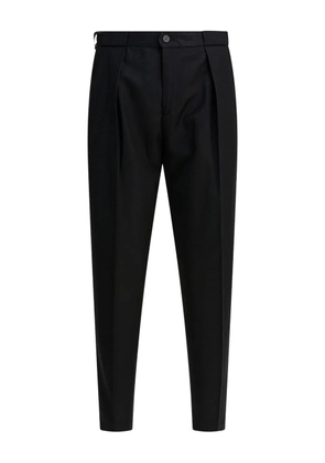 Briglia 1949 pleated straight-leg trousers - Black