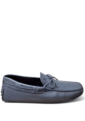 Tod's Gommini lace-up boat shoes - Grey