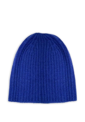 La-Rose ribbed beanie hat - Blue