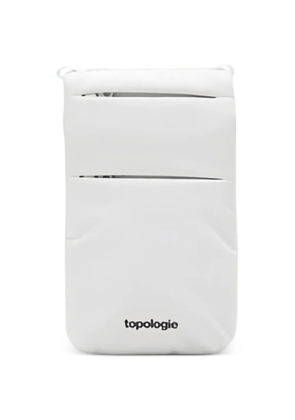 Topologie quilted phone bag - White