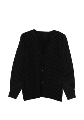 Homme Plissé Issey Miyake pleated button jacket - Black
