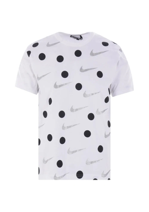 Black Comme Des Garçons x Nike polka dot-pattern T-shirt - White