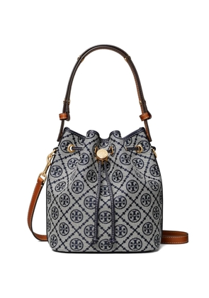Tory Burch monogram bucket bag - Blue