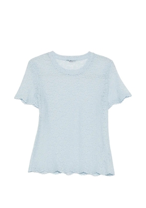 Ermanno Scervino lace t-shirt - Blue