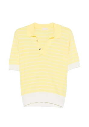 LIU JO striped polo shirt - Yellow