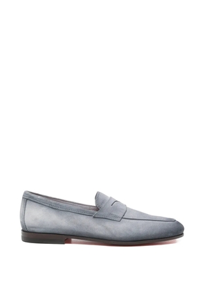 Santoni Carlo LS penny loafers - Grey