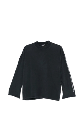 Enfants Riches Déprimés sleeve-graphic T-shirt - Black