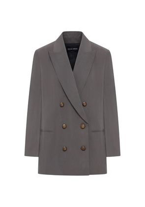 Giorgio Armani double-breasted blazer - Grey