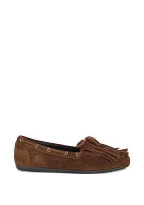 Semicouture lace-up loafers - Brown
