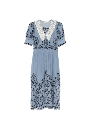 Sea Frances floral-print midi dress - Blue