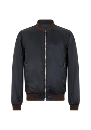 Moorer zip-up bomber jacket - Blue