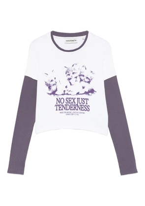 CARNE BOLLENTE Kitten Crush graphic T-shirt - White