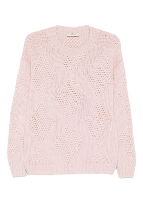 Bruno Manetti round-neck sweater - Pink