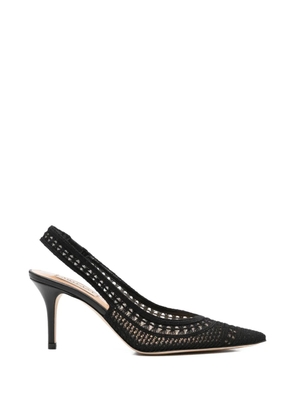 Arteana Trieste crochet slingback pumps - Black