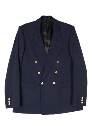 Grifoni double-breasted button blazer - Blue