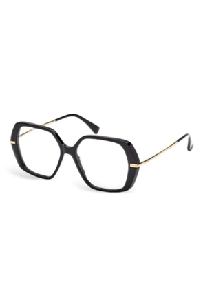 Max Mara Eyewear geometric-frame glasses - Black