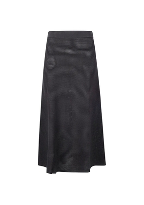 P.A.R.O.S.H. knitted A-line skirt - Grey