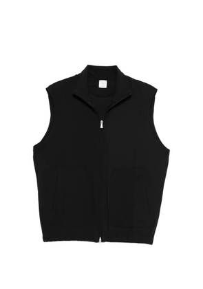 Eleventy zipped gilet - Black