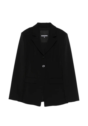 Patrizia Pepe notched-lapels blazer - Black