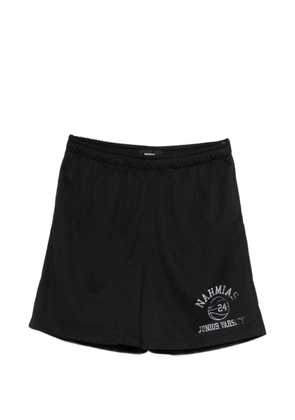 Nahmias logo-print drawstring shorts - Black