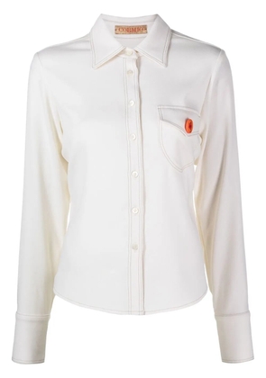 CORMIO Katy pin-badge shirt - White